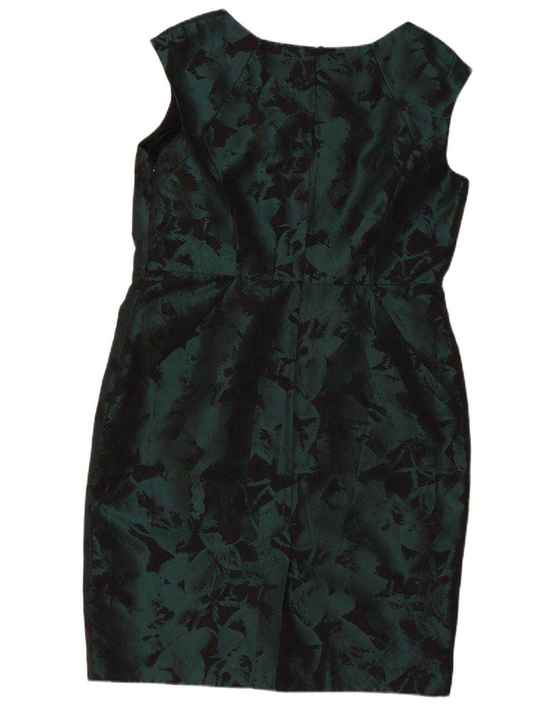 MONSOON Vestido tubo sin mangas para mujer UK 40 XL Poliéster floral verde