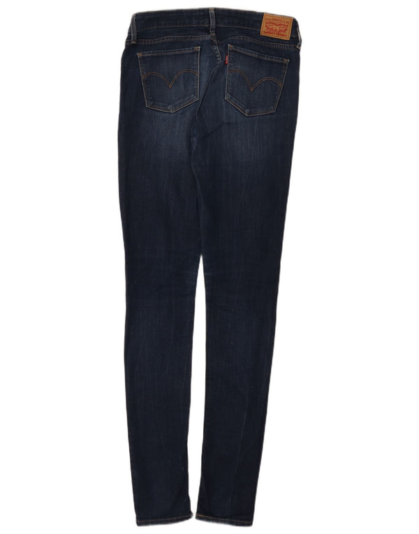 Levi's Jeans Ajustados 711 Para Mujer W28 L34 Algodón Azul Marino