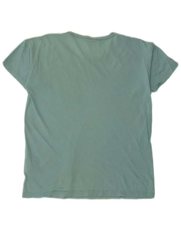 Carhartt Hombre Camiseta Top Small Turquesa Algodón