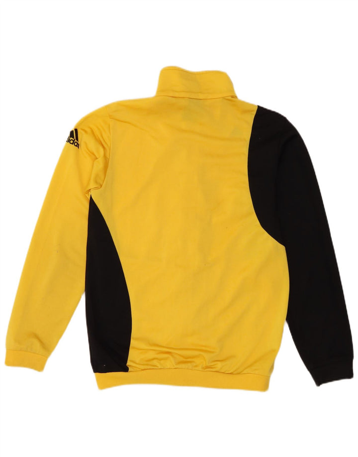 Adidas Chaqueta de chándal para niño 13-14 años Amarillo Colorblock Poliéster