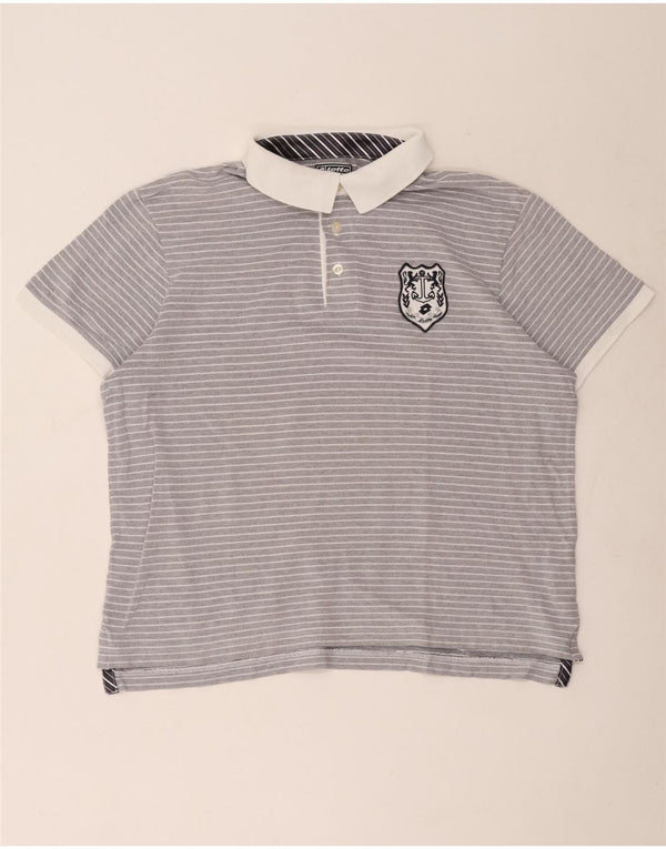 Polo Lotto Hombre De Algodón A Rayas Azul Grande