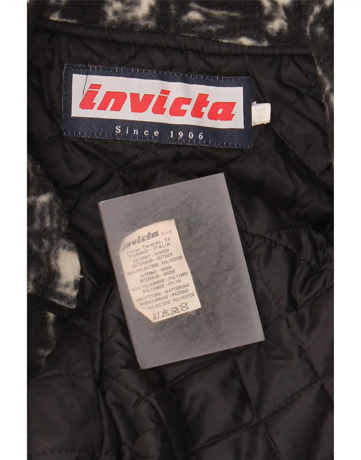 Chaqueta polar para hombre Invicta UK 38 Poliéster geométrico negro mediano