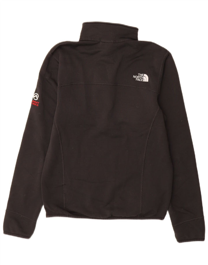The North Face Sudadera con cuello y cremallera para hombre Jersey Small Poliéster negro