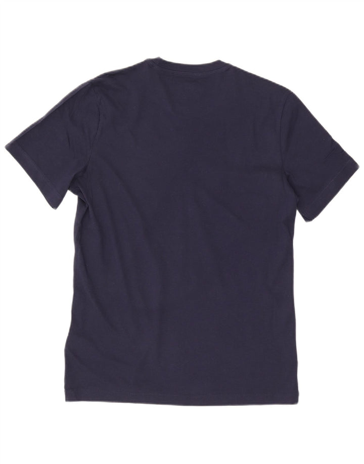 Camiseta Reebok Hombre Graphic Top Medium Azul Marino Algodón