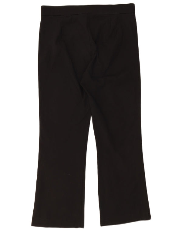 Zara Mujer Pantalón Casual Bootcut Grande W30 L26 Negro