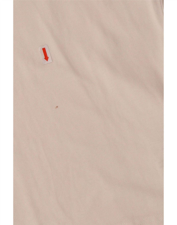 DIADORA Mens Polo Shirt Medium White Cotton
