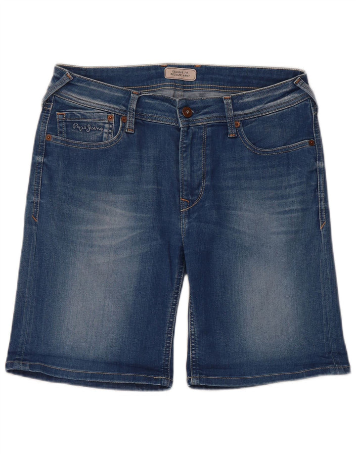 PEPE JEANS Shorts Denim Regular Fit Mujer W30 Algodón Azul Medio