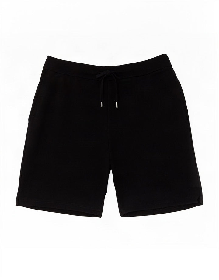 Zara Hombre Shorts Deportivos Grande Azul Marino Algodón