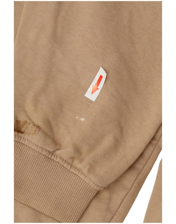 Zara Hombre Sudadera Jumper Small Beige Algodón