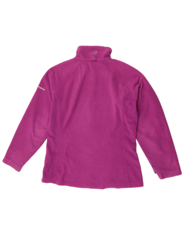 Berghaus Chaqueta polar con forro para mujer UK 42 Poliéster morado mediano