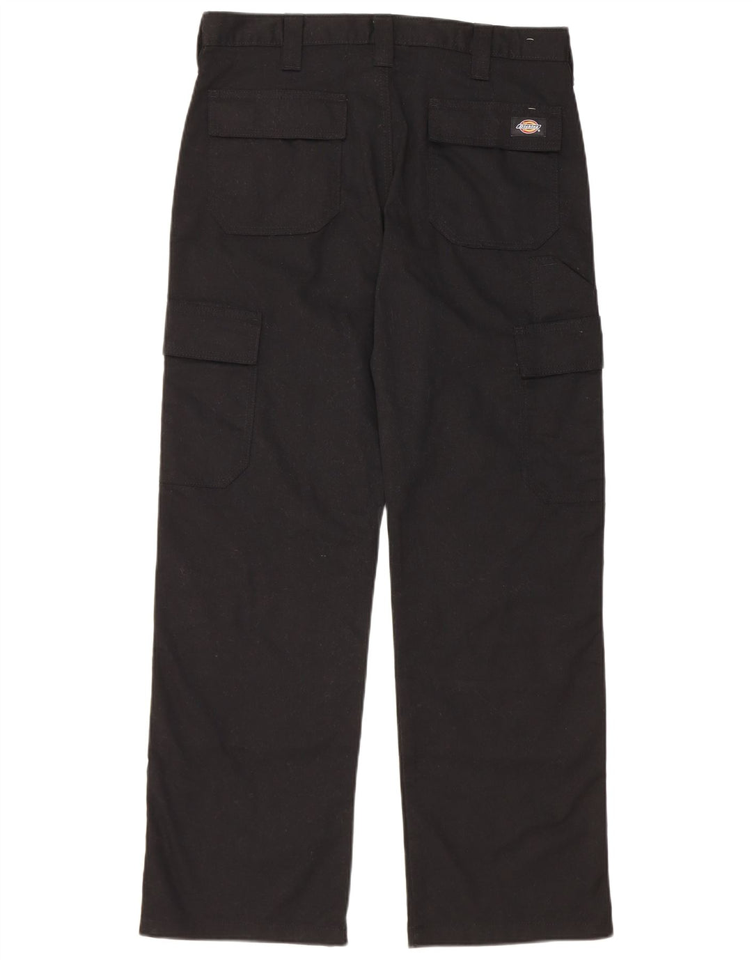 Dickies Pantalones cargo rectos para hombre W32 L30 Poliéster negro