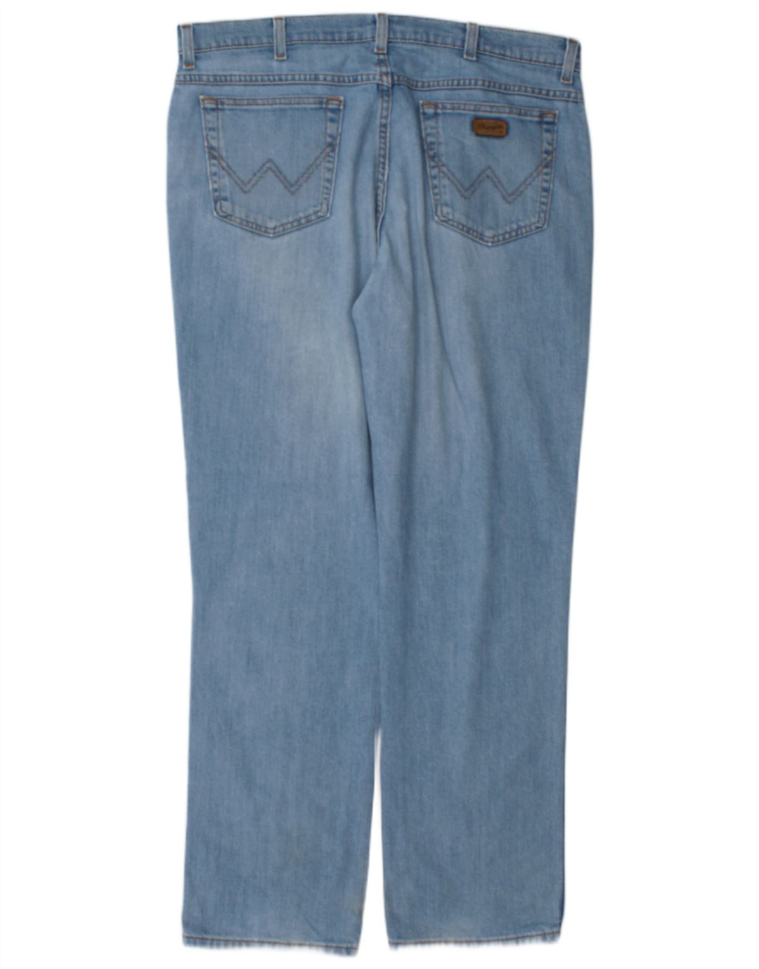 Wrangler Vaqueros rectos elásticos Texas para hombre W38 L32 Algodón azul
