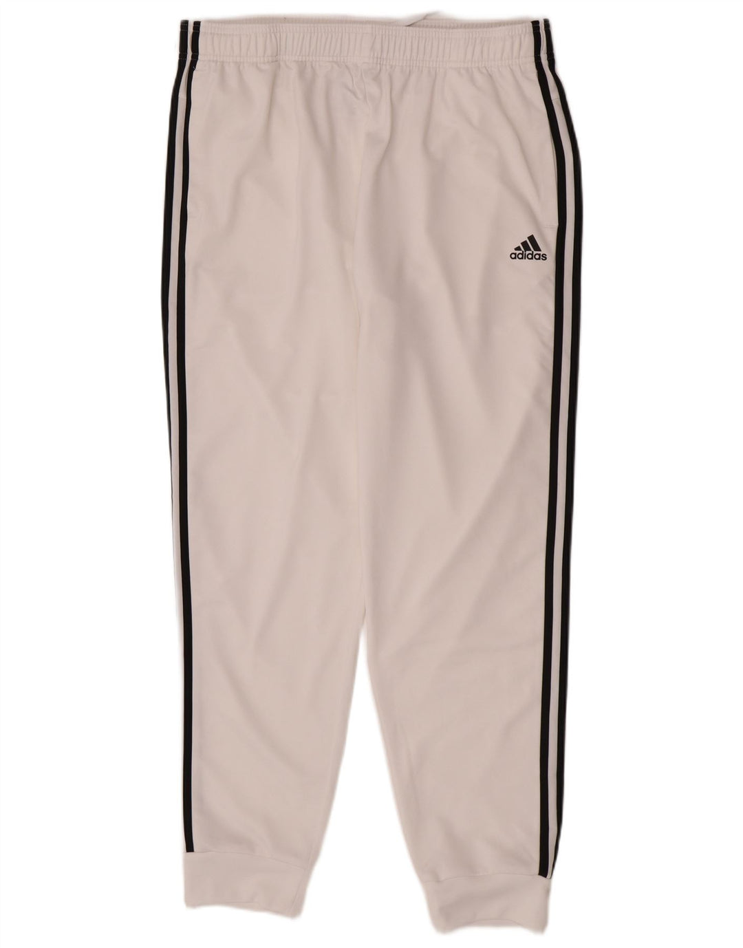 Adidas Hombre Pantalón Chándal Joggers XL Blanco Poliéster