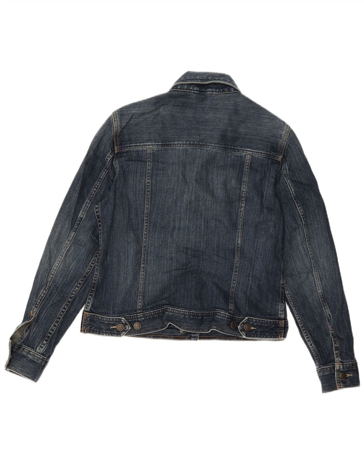 Eddie Bauer Chaqueta vaquera corta para mujer Reino Unido 14 Algodón azul medio