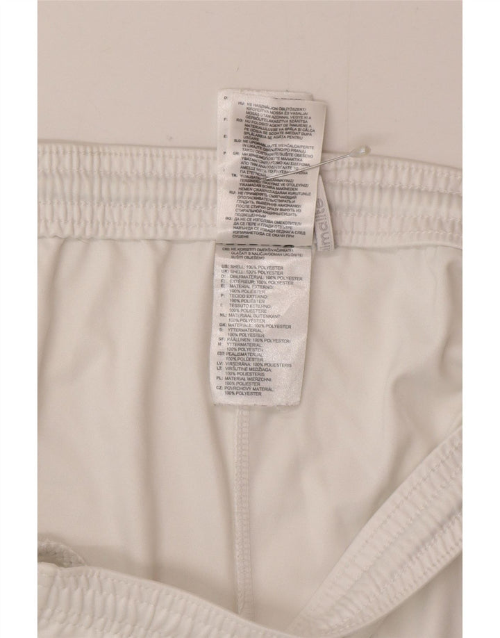 Adidas Mens Climalite Sport Shorts Grande Blanco Poliéster
