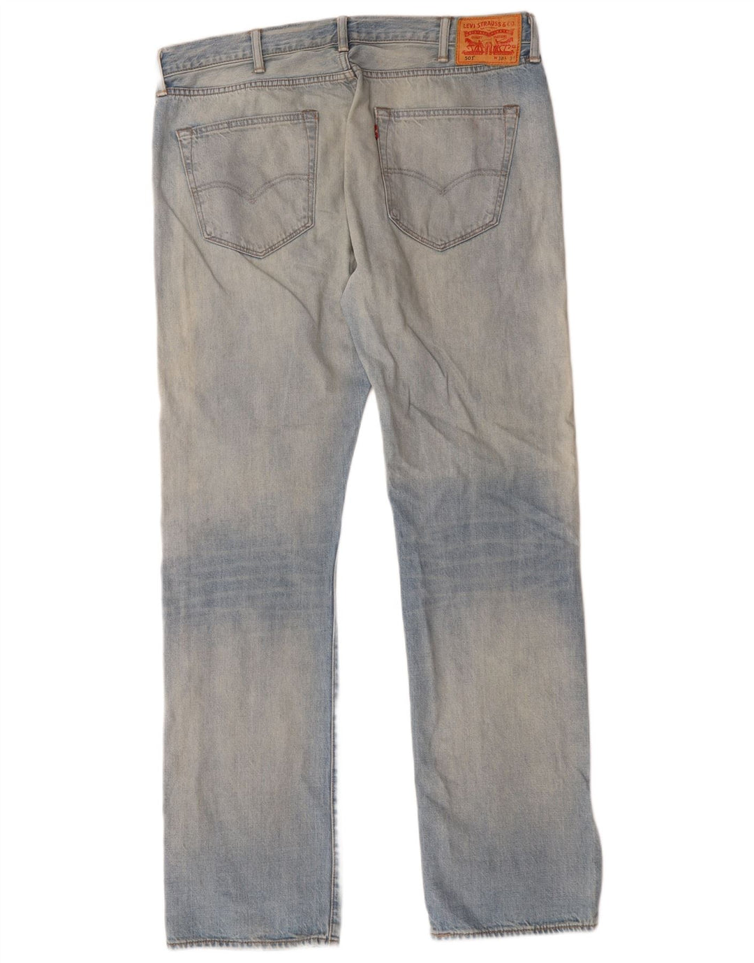 Levi's Hombre 501 Vaqueros Rectos W38 L34 Viscosa Azul
