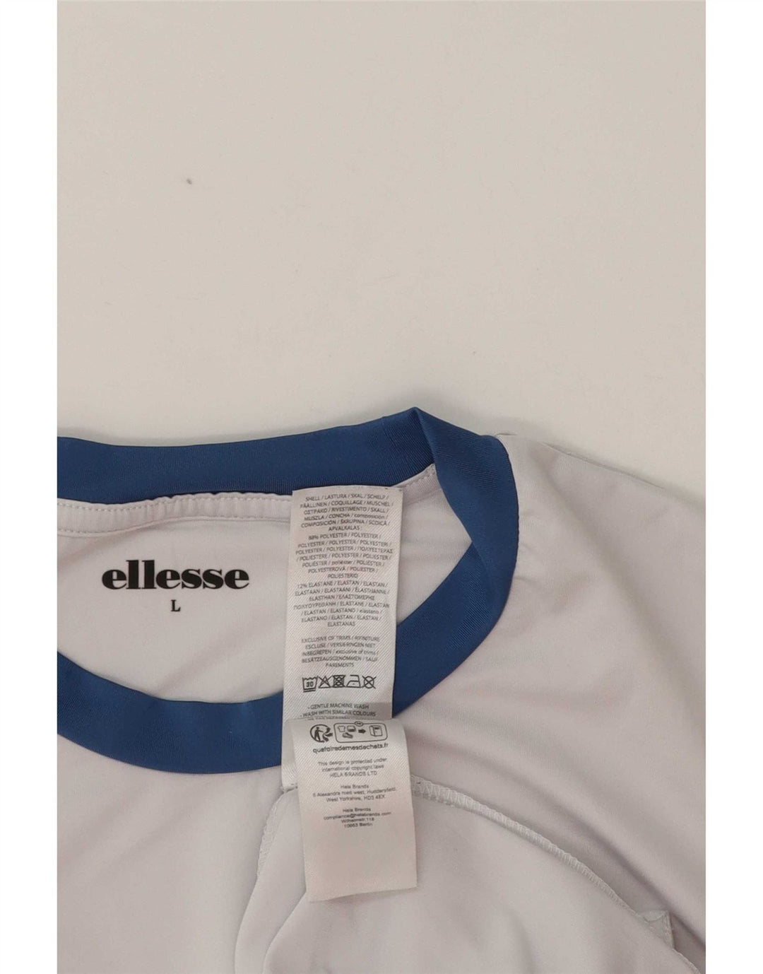 Camiseta Ellesse Hombre Grande Poliéster Blanco