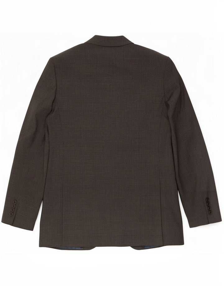 Marks & Spencer Chaqueta tipo blazer de 2 botones para hombre UK 40 Lana gris medio