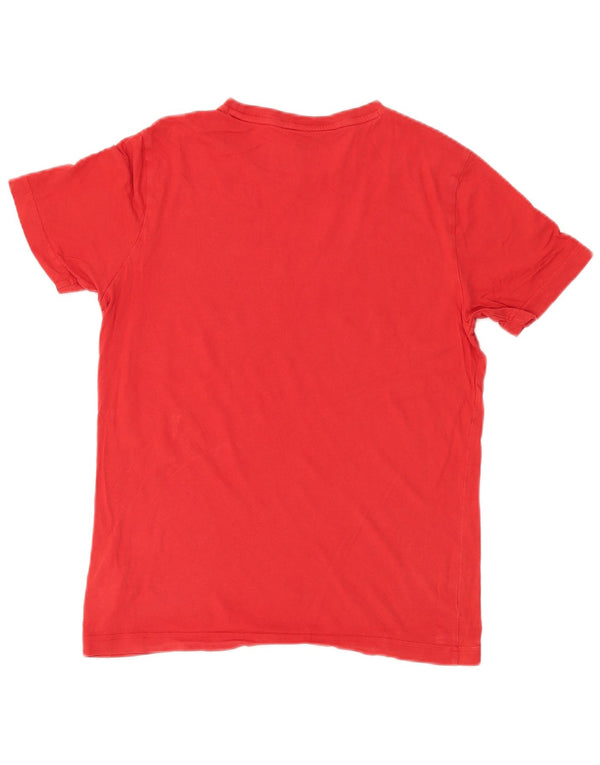 Puma Camiseta gráfica para hombre Top Small Red Cotton