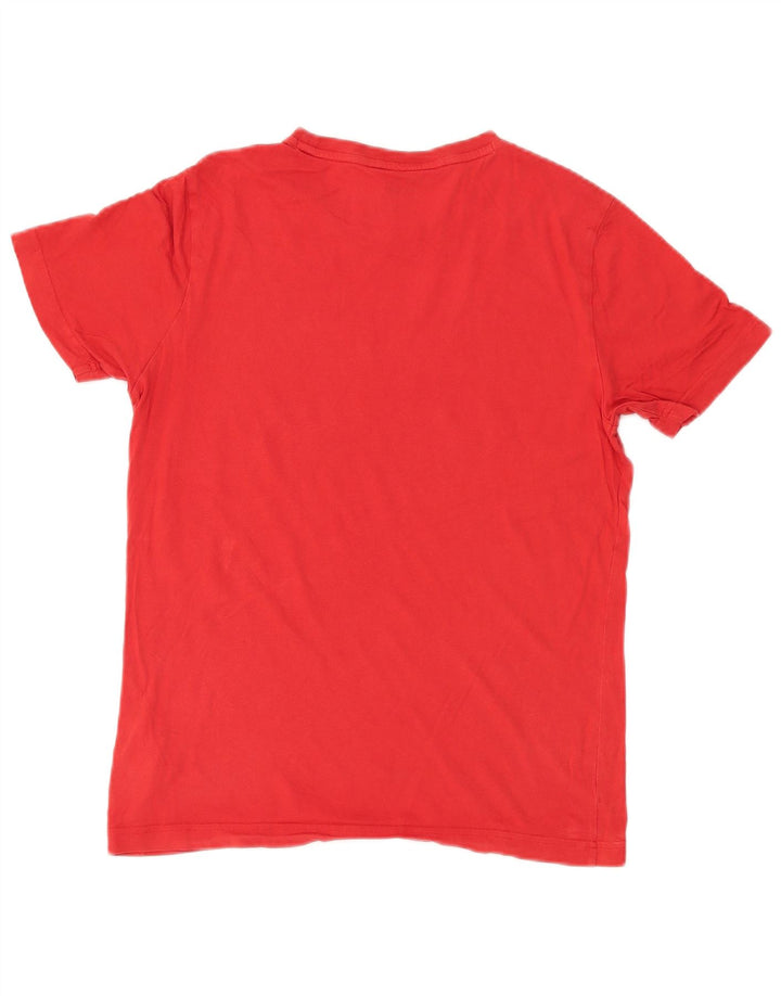 Puma Camiseta gráfica para hombre Top Small Red Cotton