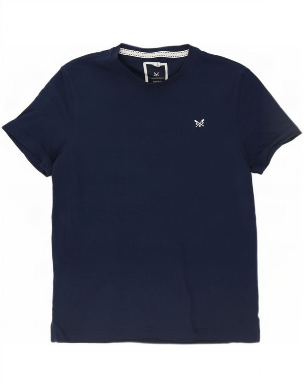 Crew Clothing Camiseta para hombre Top Small Azul marino Algodón