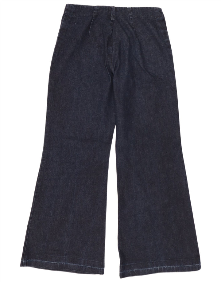 Max & Co. Vaqueros de pierna ancha para mujer W28 L28 Azul marino