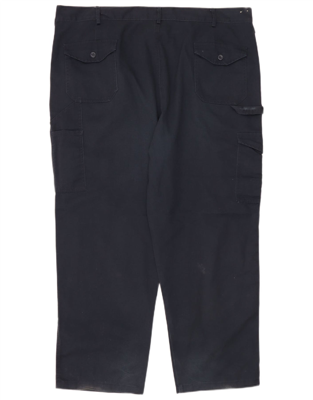 Dickies Pantalón cargo recto para hombre W44 L28 Poliéster azul marino