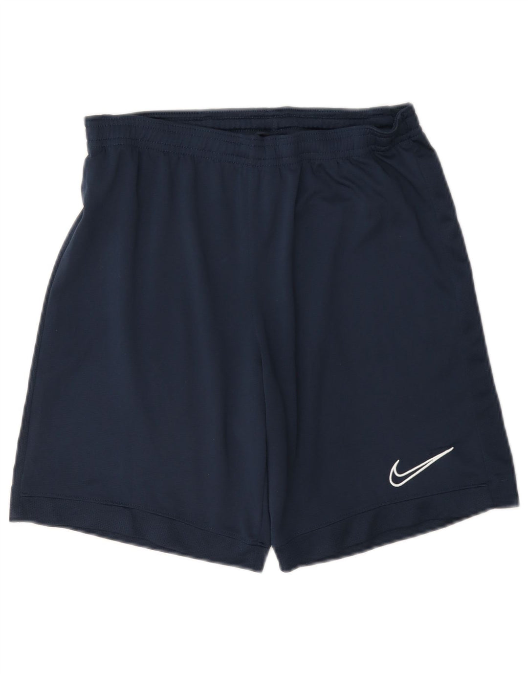 Nike Dri Fit - Pantalones cortos deportivos para hombre, talla pequeña, poliéster, color azul marino