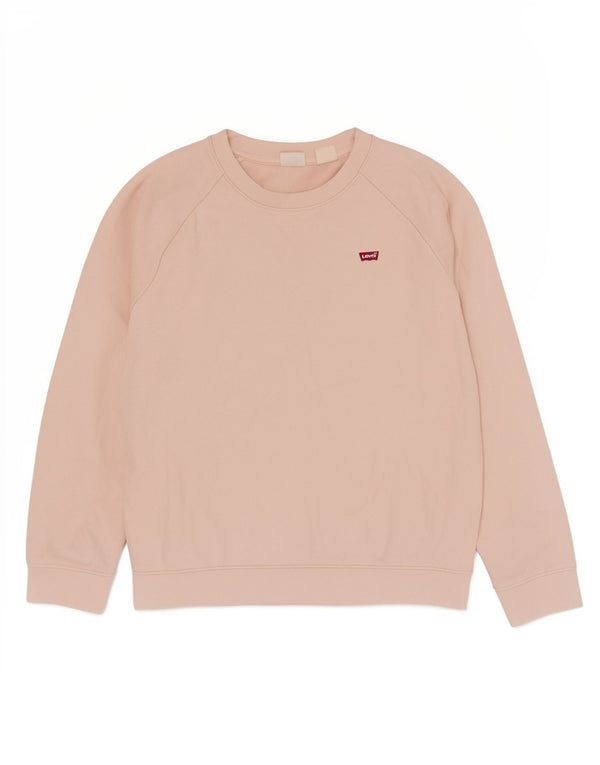 Levi's Sudadera extragrande para mujer UK 6 XS Algodón rosa