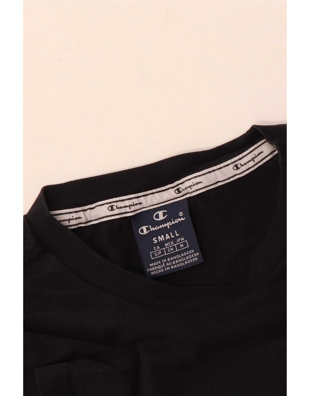Champion Camiseta para hombre Top Small Black