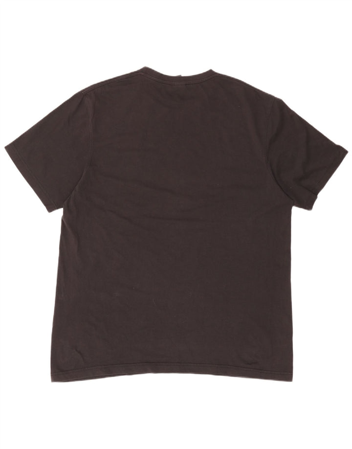 Rip Curl Hombre Camiseta Gráfica Top XL Algodón Negro