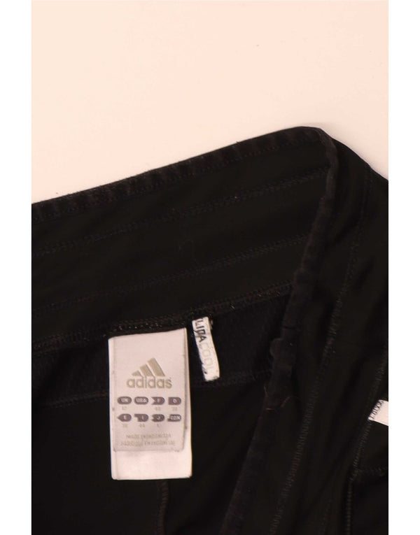 Adidas Bermudas deportivas para mujer UK 12 Medium Negro Poliéster