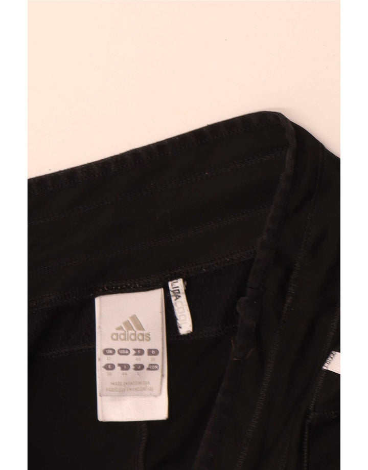 Adidas Bermudas deportivas para mujer UK 12 Medium Negro Poliéster