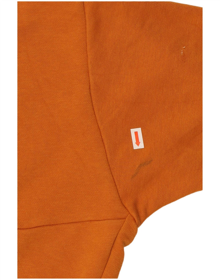 Nike Dri Fit Graphic Sudadera de gran tamaño para mujer, talla 10, color naranja