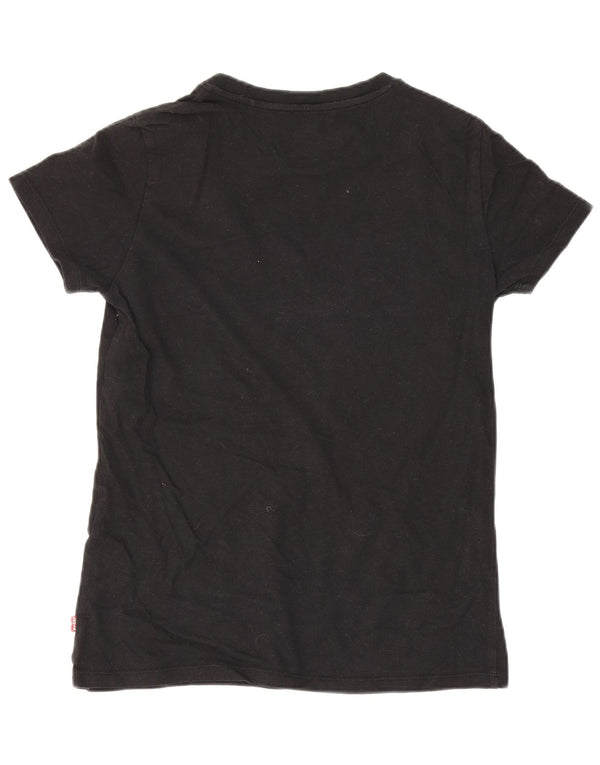 Levi's Camiseta Gráfica para Mujer Top UK 2 2XS Negro
