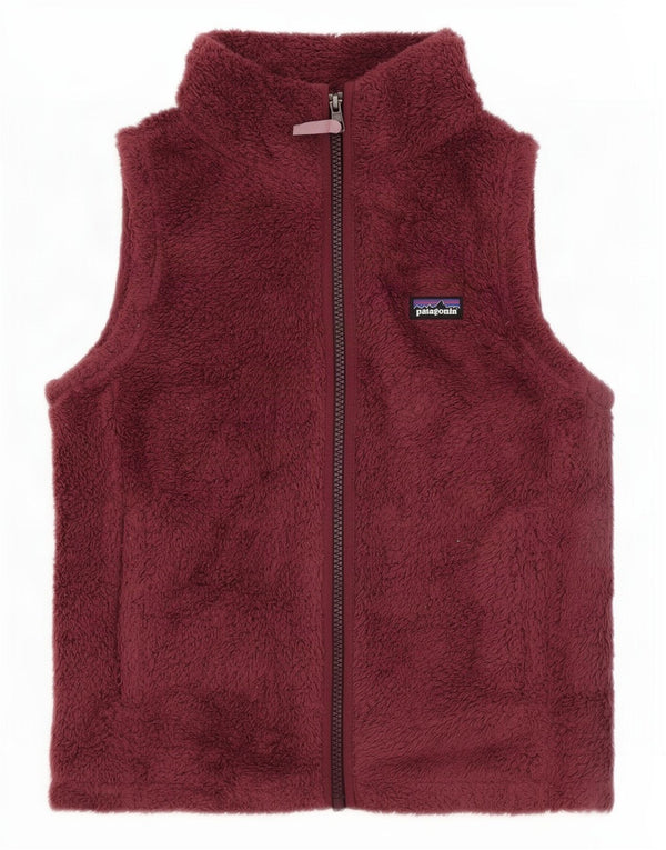 Chaleco Polar Patagonia Niñas 9-10 Años Medium Borgoña