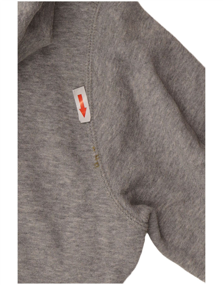 Nike Hombre Sudadera Con Capucha Gráfica Jersey De Algodón Gris Medio