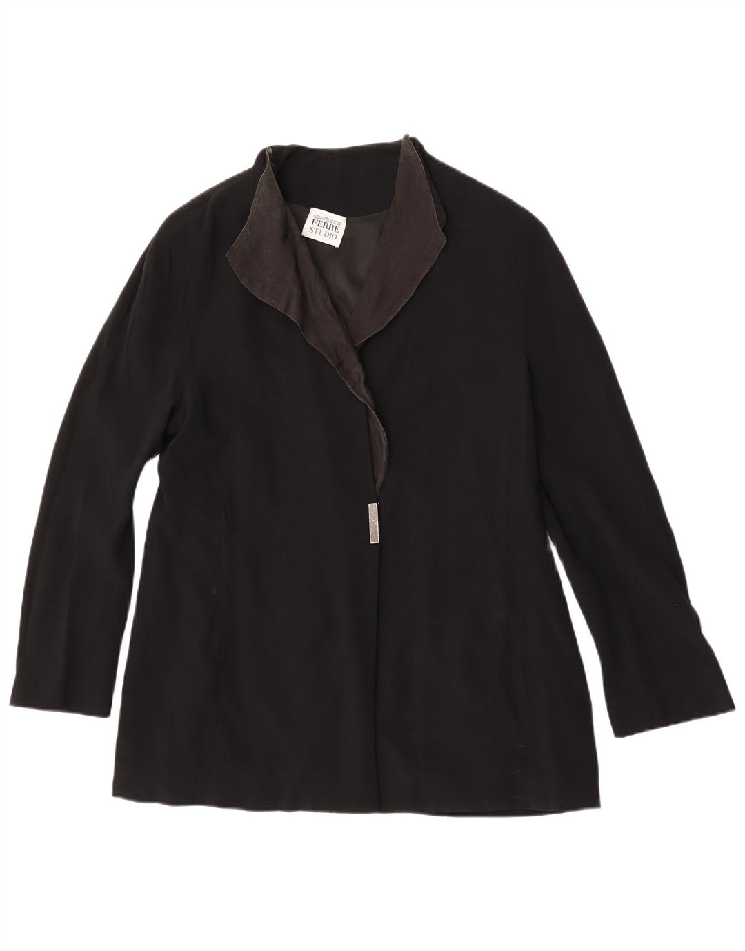 Gianfranco Ferre Chaqueta Blazer para Mujer UK 46 Grande Negro