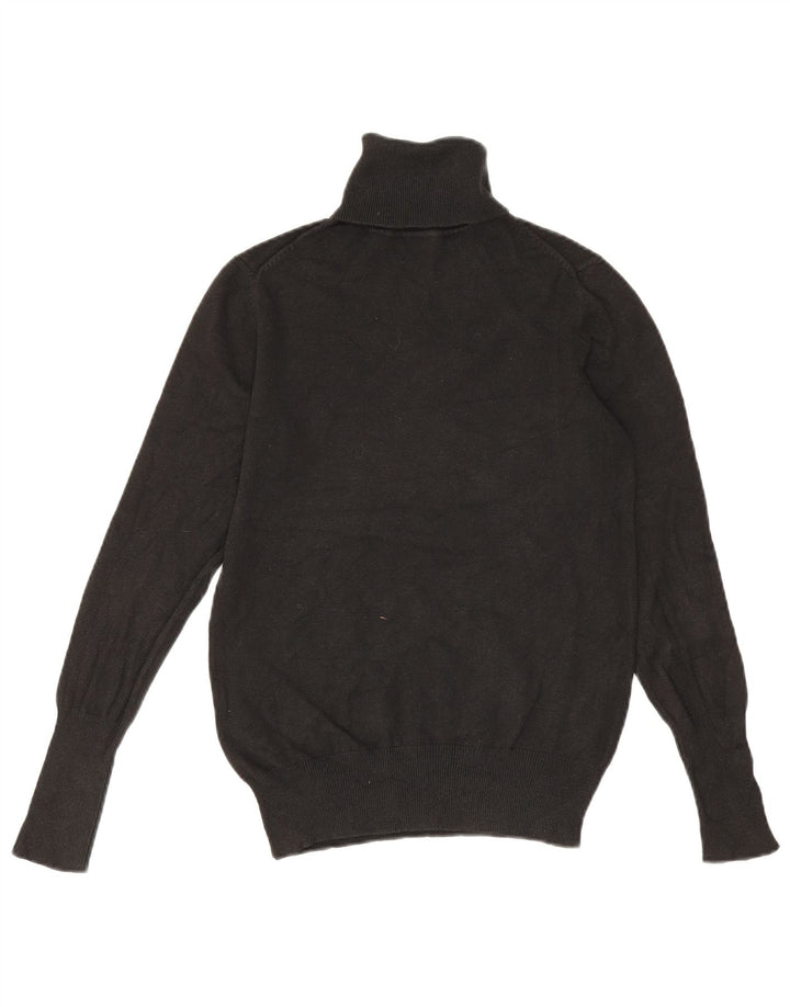 Zara - Jersey con cuello vuelto para mujer, talla 40, talla grande, color negro