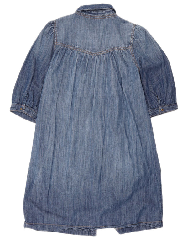 Vestido vaquero de manga 3/4 para mujer de Fat Face UK 42 Algodón azul medio