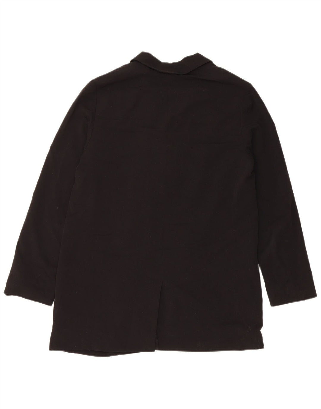 ALL SAINTS Chaqueta tipo blazer abierta para mujer UK 10 Small Poliéster negro