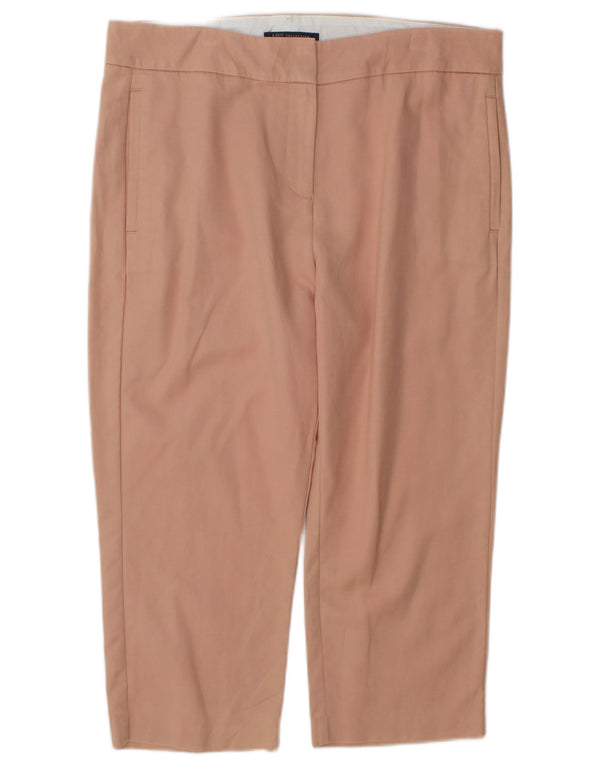 Marks & Spencer Pantalones chinos rectos para mujer UK 40 Large W34 L21 Rosa