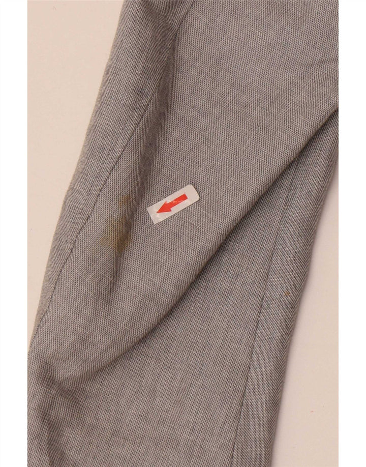 Banana Republic Chaqueta tipo blazer con 2 botones y corte regular para hombre, talla 40, color gris
