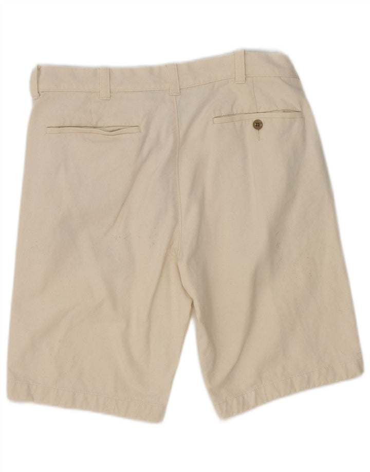 J. Crew Pantalones cortos chinos Stanton para hombre W31 Algodón blanco roto medio
