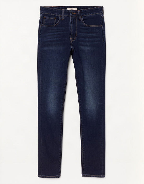 Levi's Vaqueros pitillo de talle alto 721 para mujer W27 L28 Algodón azul marino