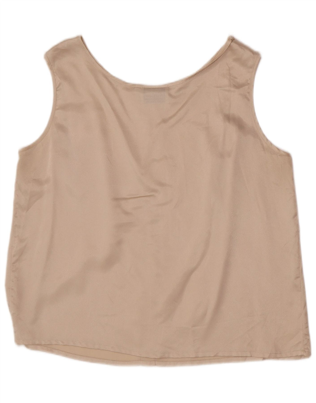 Luisa Spagnoli Top corto para mujer IT 42 2XL Poliéster beige