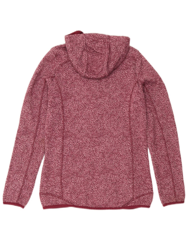 Mountain Warehouse Suéter con capucha y cremallera para mujer UK 42 Medium Borgoña