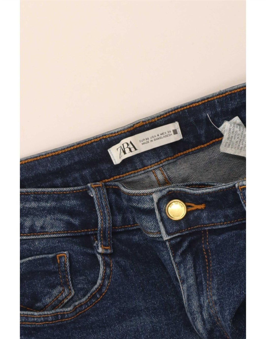 Zara Vaqueros Bootcut Mujer EU 36 XS W26 L26 Azul