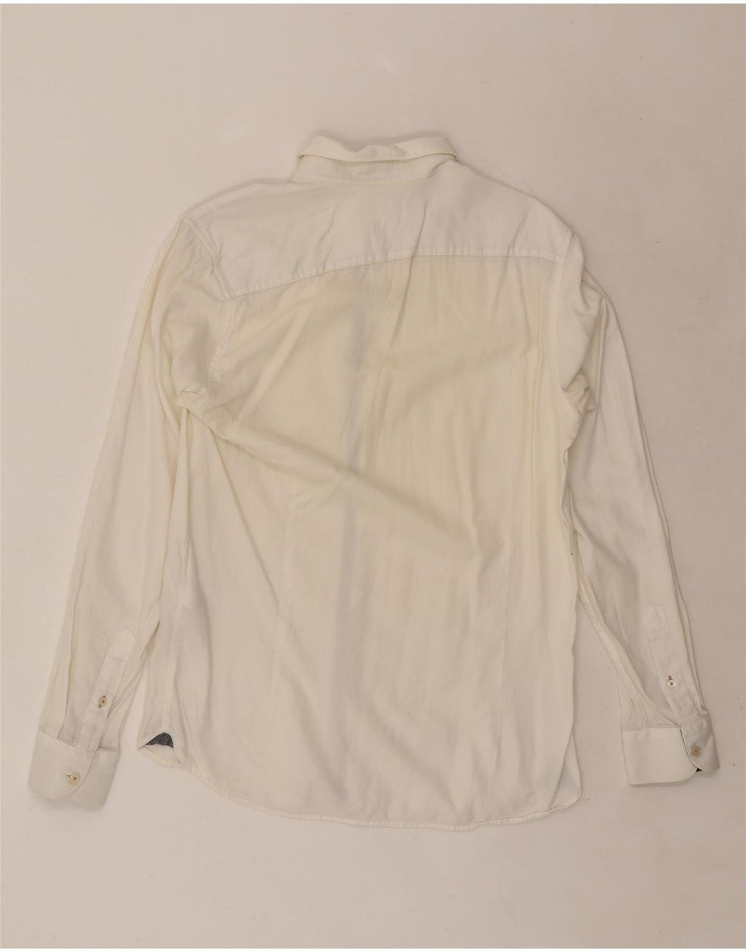Ted Baker Camisa para hombre Talla 3 Mediana Algodón blanco