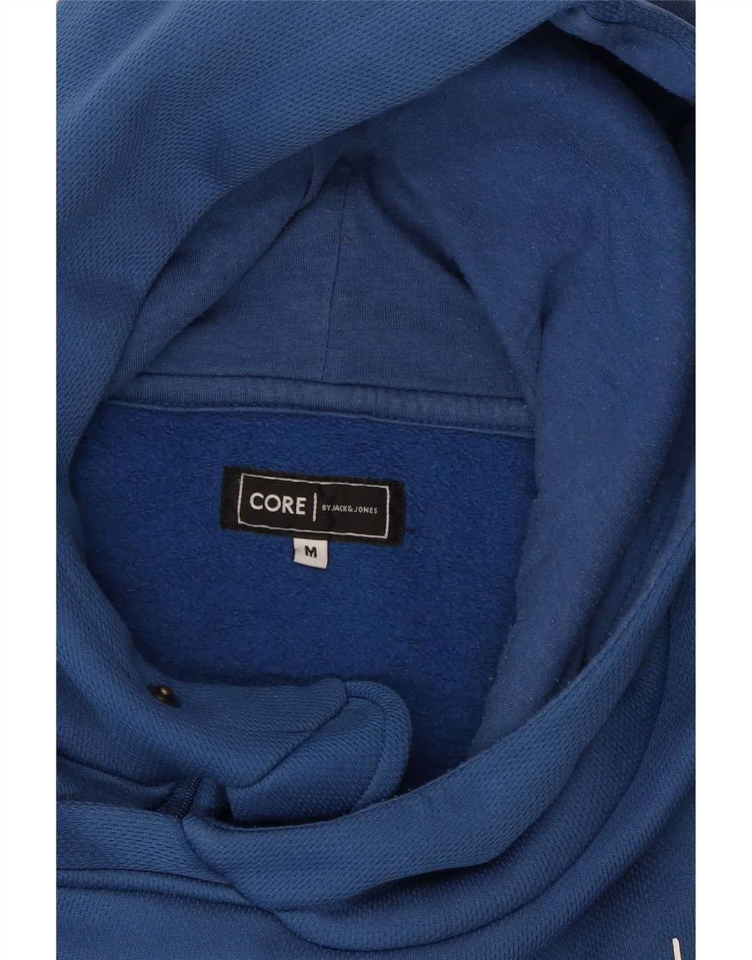Jack & Jones Hombre Core Graphic Sudadera Con Capucha Jersey Azul Medio Poliéster